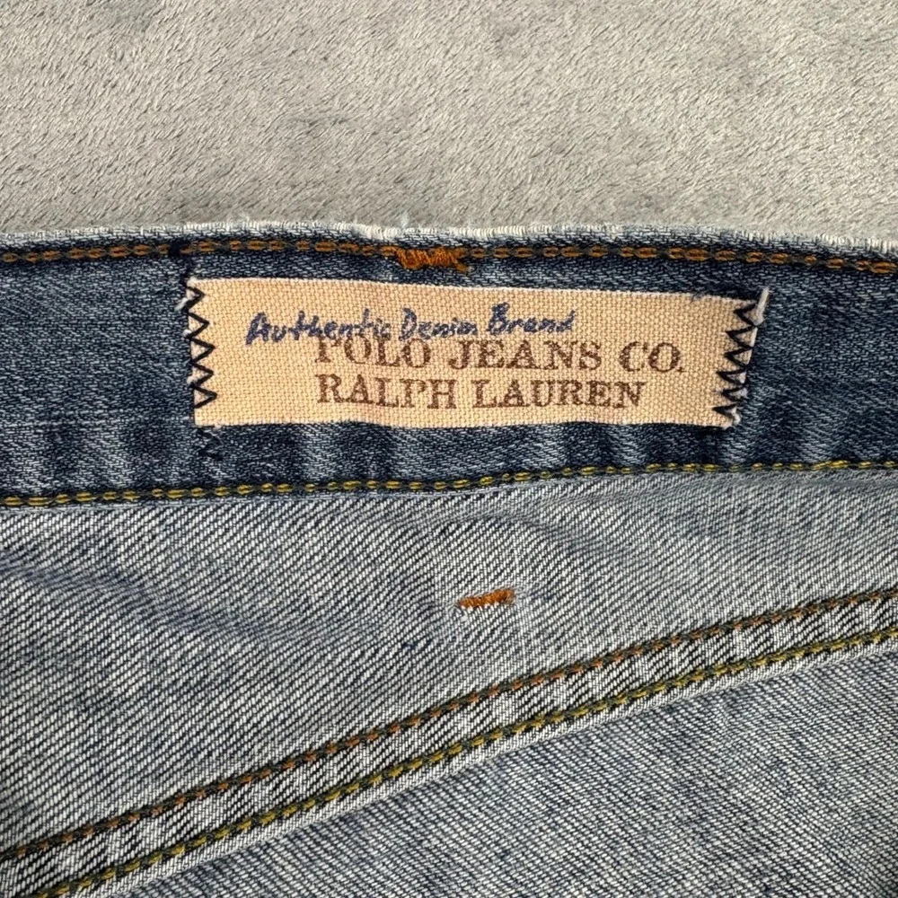 Polo Jeans Co Ralph Lauren Mens 40X32 Ashmore‎ Blue Denim Straight Leg Jeans